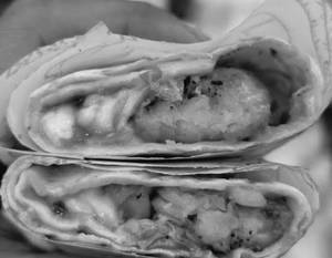 Aloo Tikki Wrap