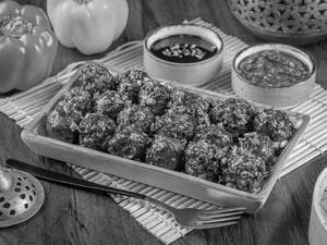 Veg Manchurian Dry ( 8pc)