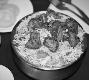 Chicken 65 biryani