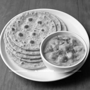 Gujarati Sabji Roti Combo