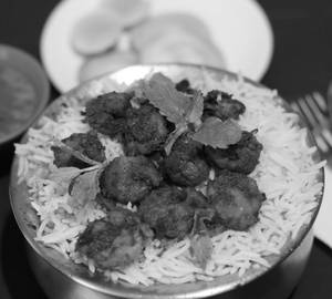 Prawns biryani