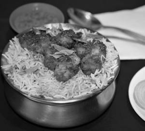Fish biryani