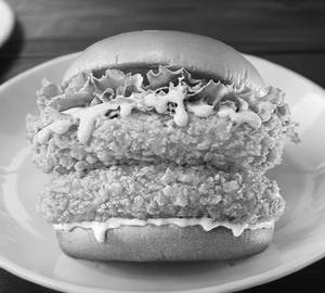 Dyers deep fried double patty