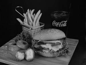 Flaming Peri Peri Burger Meal