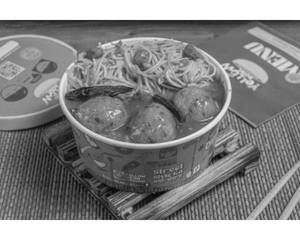 Manchurian Gravy Noodle Bowl