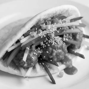 Indo-korean Chicken Kebab Pocket ( 1 Pcs)