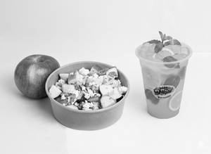 Apple Walnut Salad+ Ginger Lemon Mint Cooler