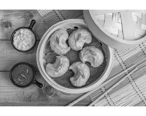 Soyabean Steam Momos