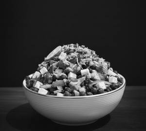Kala Chana Paneer Chaat