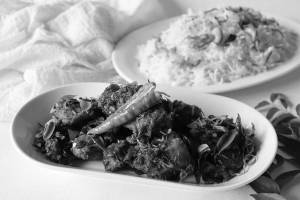 Ghee Rice + Kerala Style Chicken Roast