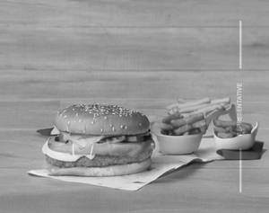Schezwan Cheese Burger