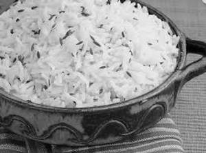 Plain rice