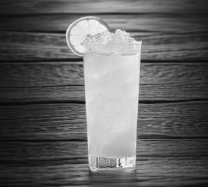Blue curacao mocktail