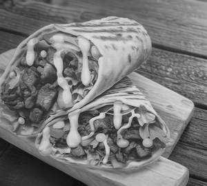 Paneer shawarma