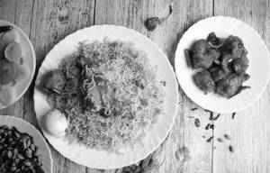 Chicken Biryani [1 Plate] With Chilli Chicken [3 Pieces]