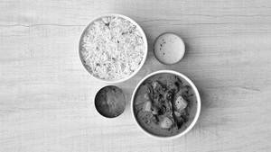 Sambar With Chawal