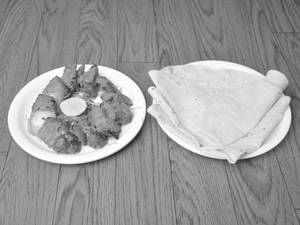 Masala Chaap with 2 Rumali Roti