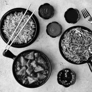 Chomein + Manchurian