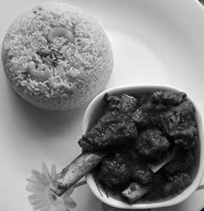 Basanti Polau + Mutton Kosa (2pcs)
