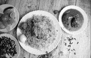 Chicken Biryani With Chicken Kosha [1 Piece]