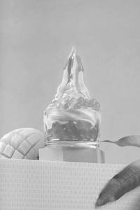 Mango Boba Sundae Ice Cream