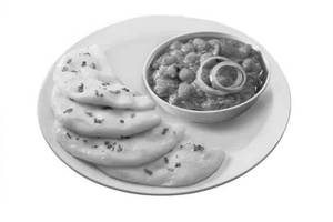 Chole Kulcha [2 Kulcha]
