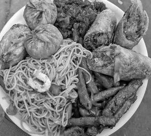 Veg chinese platter
