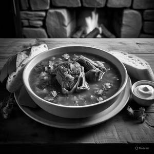 Mutton soup