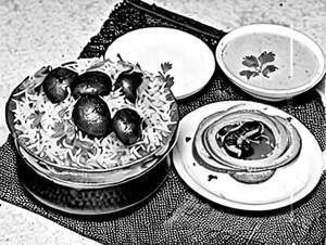 Mushroom Biryani