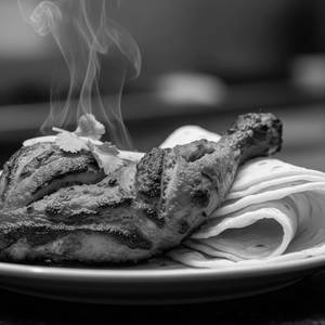 One Piece Tandoori Chicken And Rumali Roti
