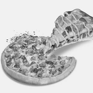 Spicy Korean Chicken Burst Pizza