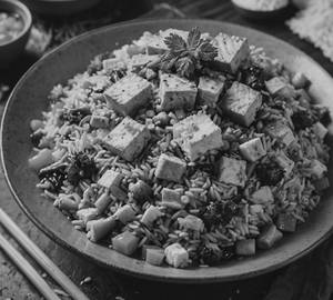 Veg triple fried rice