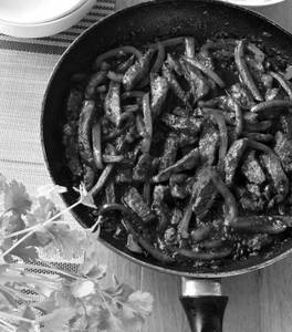 Stir Fried Vegetables In Black Bean Chilli Sauce