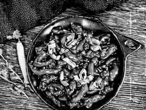 Mushroom Chilli Dry