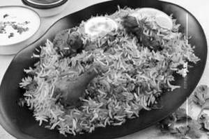 Chicken leg biryani