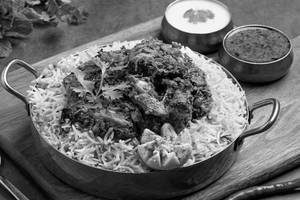Pachimirchi Kodi Pulao (chicken)