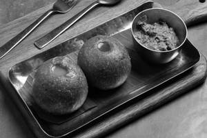 Ragisankati with roti chutney