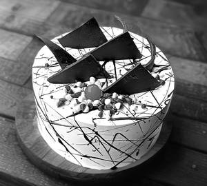 Choco Vanilla Cake [Half Kg]
