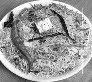 Paneer biryani