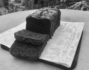 Eggless Chocolate Tea Cake Slice