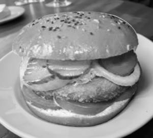 Classic chicken burger