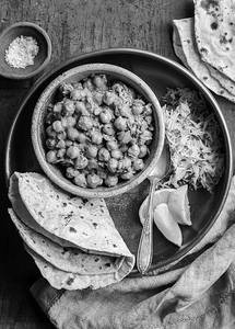 Chana Masla + 4 Butter Roti