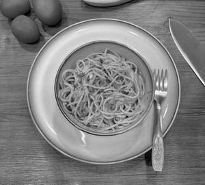 Red sauce pasta spaghetti