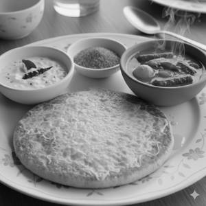 Plain Uttappa With Cheese