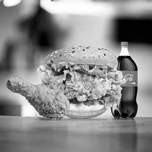 Chicken Fillet Burger+crispy Chicken(1pcs)+coke(250ml)