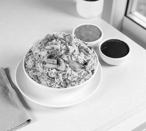 Mushroom gobi fried rice