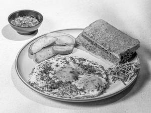 Thecha Sunny Side Up (2 Eggs)