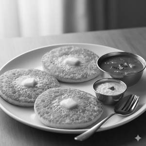 Mini Uttappa With Butter