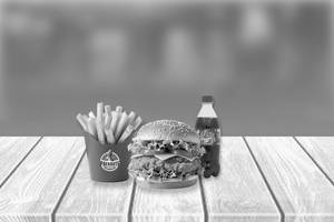 Classic Chicken Burger + Fries + Cold Drink