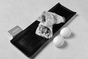 Egg Double Chicken Roll